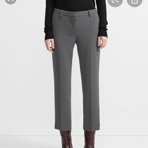 Theory Treeca tailor trouser crepe cropped